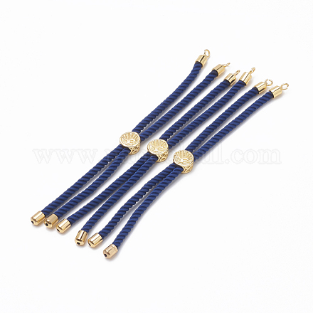 Création de bracelets à cordon torsadé en nylon MAK-T003-02G-1
