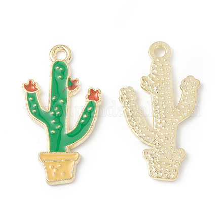 Pendentifs d'émail en alliage&nbsp;ENAM-G212-08G-02-1