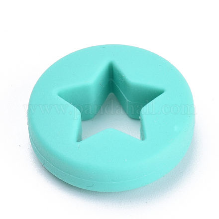 Food Grade Eco-Friendly Silicone Focal Beads SIL-T040-01-1