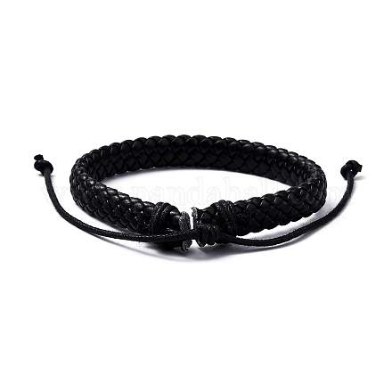 Imitation Leather Braided Bracelets For Men BJEW-G021-5-1