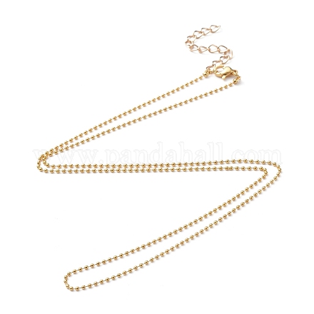 Brass Ball Chains Necklace Making NJEW-JN02838-04-1