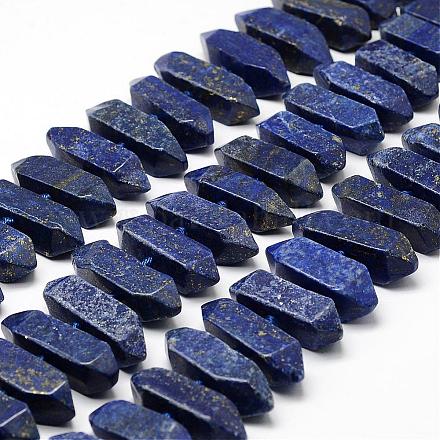 Chapelets de perles en lapis-lazuli naturel G-K180-D01-1
