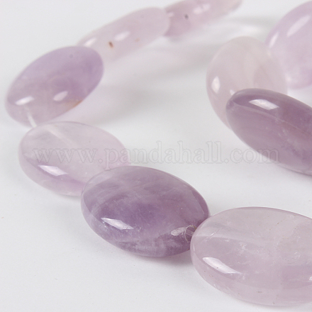 Natural Gemstone Agate Glossy Oval Bead Strands G-E222-01-1