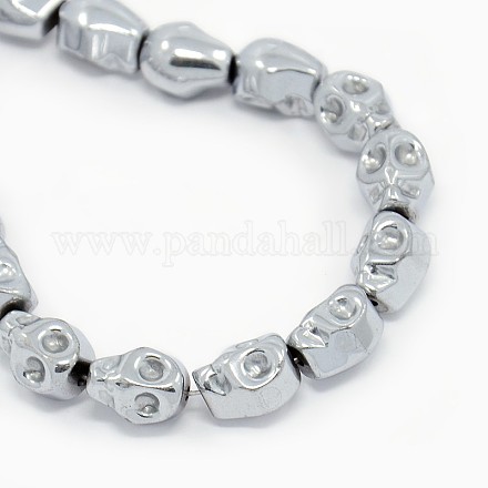 Electroplate Non-magnetic Synthetic Hematite Beads Strands G-J180-05-1