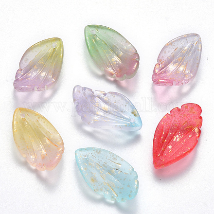 Rocíe colgantes de cristal pintadas GLAA-T016-13-1
