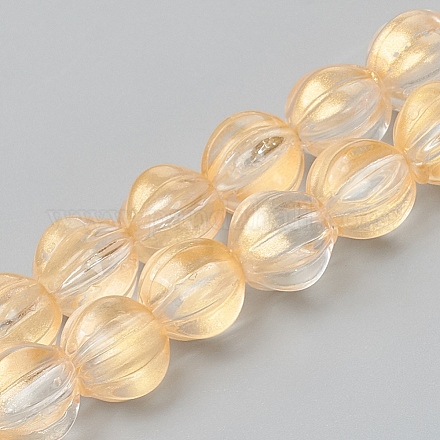 Brins de perles de chalumeau de peinture de cuisson faites à la main LAMP-I021-03B-09-1