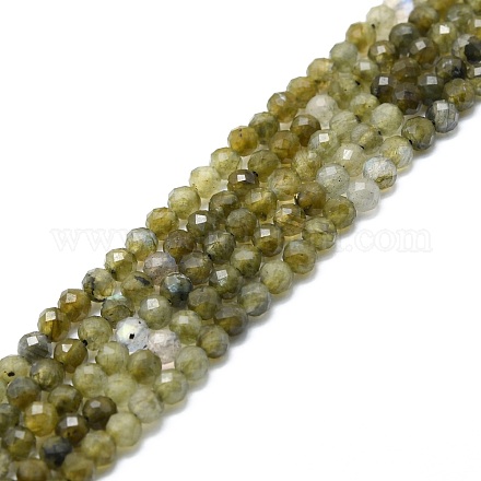 Chapelets de perles en labradorite naturelle  G-P457-A04-13-1