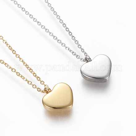 304 Stainless Steel Pendant Necklaces NJEW-O118-24-1