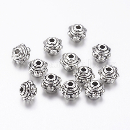 Tibetan Style Alloy Spacer Beads LF1017Y-NF-1