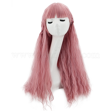 Длинные пушистые вьющиеся парики с волнистыми волосами OHAR-G008-07-1