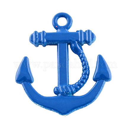 Trendy Anchor Pendant for Necklace Making PALLOY-4903-01-LF-1