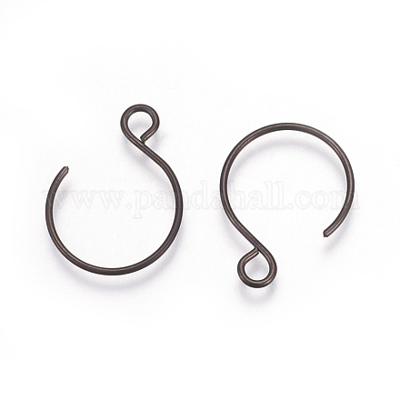 304 Stainless Steel Earring Hooks X-STAS-L216-02B-B-1