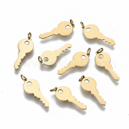 304 Stainless Steel Charms STAS-S116-070G-1