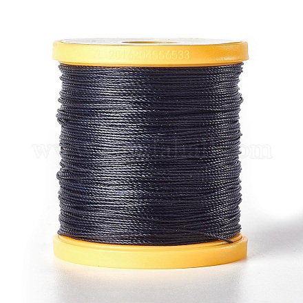 Round Waxed Polyester Cord YC-E004-0.65mm-N621-1