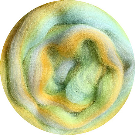 Color degradado fieltro de aguja lana itinerante PW-WG43275-05-1