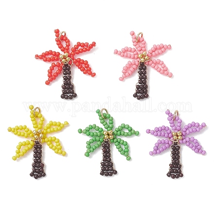 Стеклянные подвески из бисера PALLOY-MZ01251-1