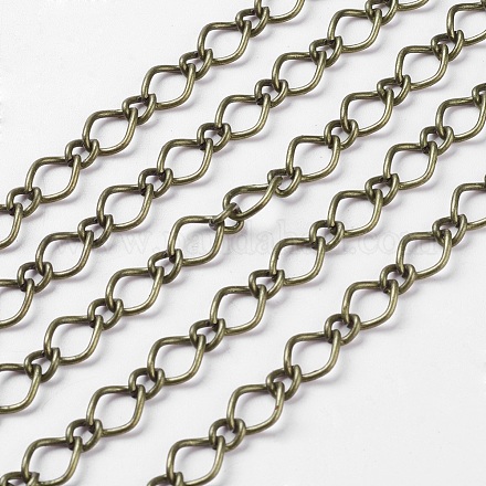 Cadenas hechas a mano de hierro cadenas figaro cadenas madre-hijo CHSM026Y-AB-1
