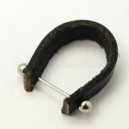 Composants d'anneau en cuir EJEW-G112-03-1