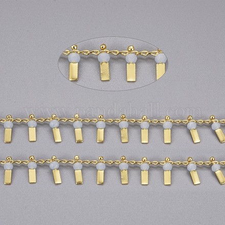 Chaînes de perles de verre faites à la main de 3.28 pied X-CHC-I029-09A-1