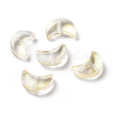 Perles de verre peintes par pulvérisation transparent GLAA-I050-04K-1