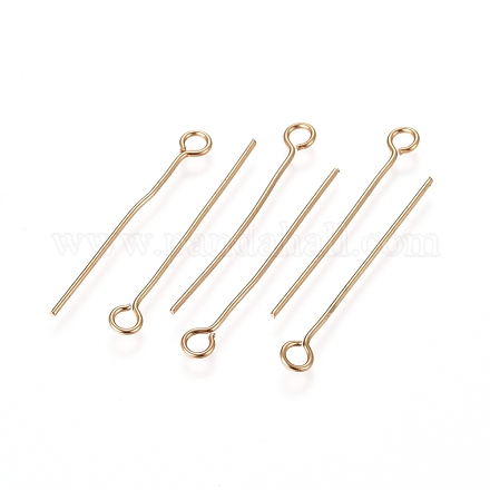 304 Stainless Steel Eye Pins STAS-L238-005G-G-1