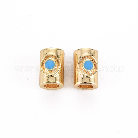 Brass Enamel Beads KK-S356-444-NF-1