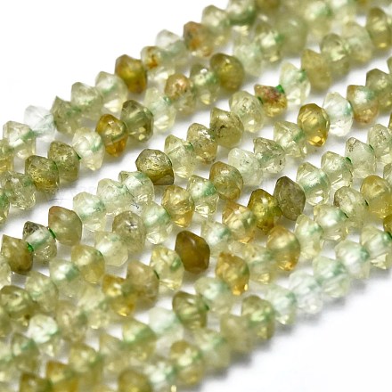 Natürlicher Granat Perlen Stränge G-F686-11-1