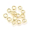 Brass Open Jump Rings, Round, Long-Lasting Plated, Cadmium Free & Lead Free, Rack Plating, Real 18K Gold Plated, 6x1mm, 18 Gauge, Inner Diameter: 3.5mm
