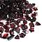 Gradient Color Transparent Glass Beads, Mixed Shapes, Dark Red, 8~23x8~20x3.5~8mm, Hole: 1~1.4mm, about 800pcs/1000g