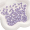 20Pcs Acrylic Tube Bails, Lavender, 9x4mm, Hole: 2mm