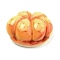 Opaque Resin Imitation Food Decoden Cabochons, Saddle Brown, Flower, 22x28x10mm