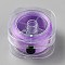 90M Flat Elastic Crystal String, Purple, 0.8mm, about 98.43 Yards(90m)/pc