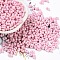 Opaque Acrylic Beads, Peanut, Pearl Pink, 6.5x4x3mm, Hole: 1.4mm, about 9890pcs/500g