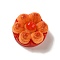 Opaque Resin Imitation Food Decoden Cabochons, Bread, Orange, 20x12mm
