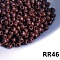 Opaque 8/0 Glass Seed Beads, Round, Coconut Brown, 8/0, 3.5~4x3mm, about 300pcs/10g