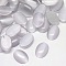 Cat Eye Cabochons, Oval, WhiteSmoke, 14x10x2.5mm