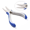 Carbon Steel Jewelry Pliers, Flat Nose Pliers, Ferronickel, about 5.8cm wide,12.8cm long