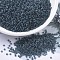 MIYUKI Round Rocailles Beads, Japanese Seed Beads, 11/0, (RR1938) Semi-Frosted Slate Blue Lined Gray, 2x1.3mm, Hole: 0.8mm, about 50000pcs/pound