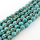 Perles en pierres gemme TURQ-S105-13x12mm-07-2