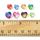 10 cabujones de rhinestone de vidrio facetado k2 de 9 estilos. GGLA-FS0001-02-6