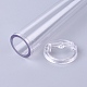 透明なプラスチック製のキャンドル型  キャンドル作りツール用  円錐形  透明  51.5x274mm AJEW-WH0104-63-3