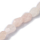 Chapelets de perles en quartz rose naturel G-F743-04J-1