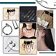 Pandahall Elite – kit de fabrication de bracelets et colliers en chaîne DIY-PH0017-43-6