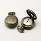 Vintage alliage de zinc têtes de montres à quartz creux WACH-R008-M-3
