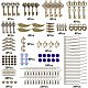 Набор для изготовления серег с подвесками в виде ключей от скелета sunclue DIY-SC0017-67-2