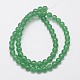 Natural & Dyed Malaysia Jade Bead Strands G-A146-6mm-A04-2
