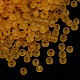 6/0 perles de rocaille en verre transparent dépoli SEED-A016-6-M01-1