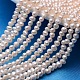 Potato Natural Cultured Freshwater Pearl Beads Strands X-PEAR-E007-3-4mm-A-1