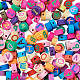 300pcs perles de couleurs en pâte polymère faites à la main CLAY-CD0001-04-3