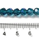 Placcare trasparente perle di vetro fili EGLA-A035-T6mm-L12-4